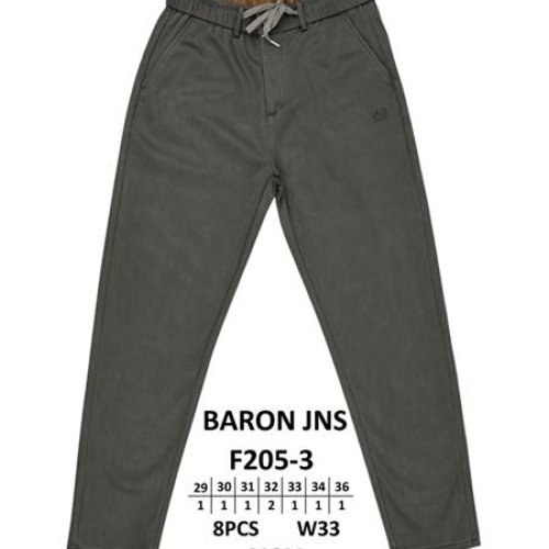 Штаны Baron Jeans (29-36) F205-3 khaki (деми) Baron Jeans F205-3 khaki