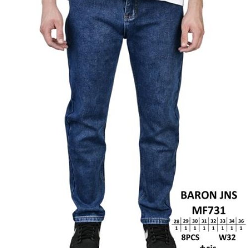Джинсы Baron Jeans (28-36) MF731 blue (зима) Baron Jeans MF731 blue