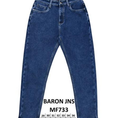 Джинсы Baron Jeans (29-36) MF733 blue (зима) Baron Jeans MF733 blue
