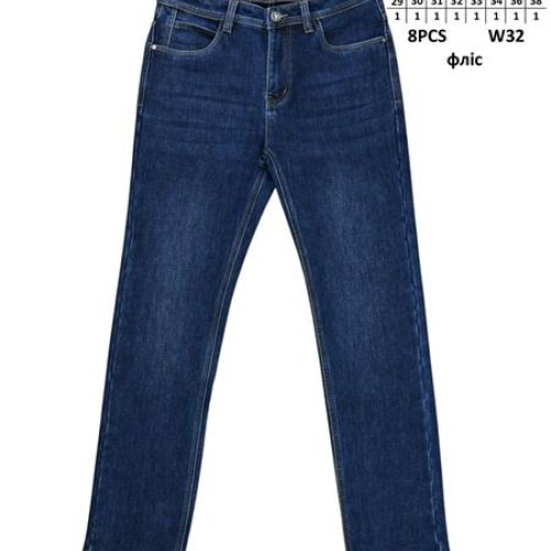 Джинсы Baron Jeans (29-38) F4201 blue (зима) Baron Jeans F4201 blue