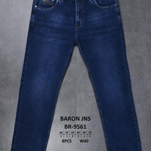 Джинсы Baron Jeans (40-50) BR9561 blue (деми) Baron Jeans BR9561 blue