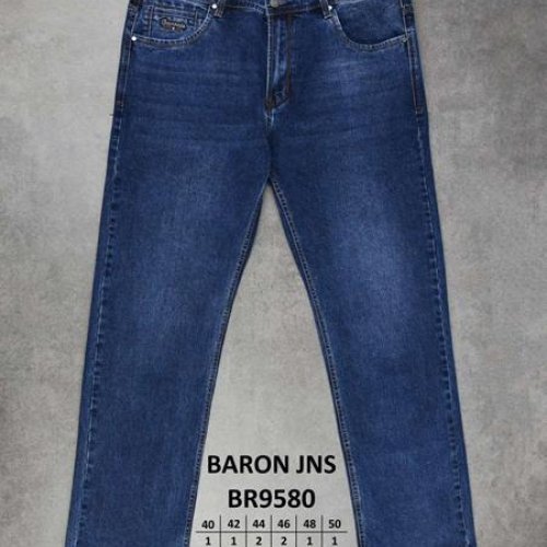 Джинсы Baron Jeans (40-50) BR9580 blue (деми) Baron Jeans BR9580 blue