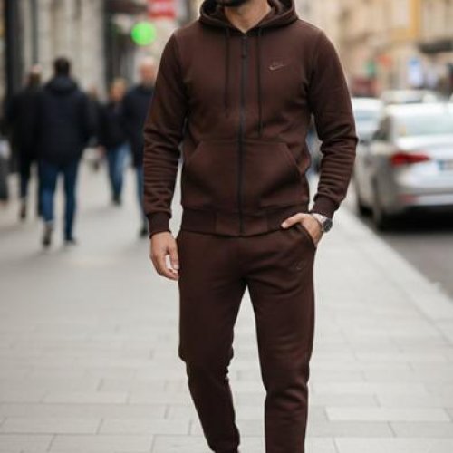 Костюм спорт Zalov (46-54) ZW1060 brown (деми) Zalov ZW1060 brown