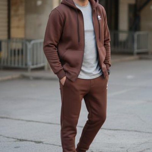 Костюм спорт Zalov (S-2XL) ZW1083 brown (зима) Zalov ZW1083 brown