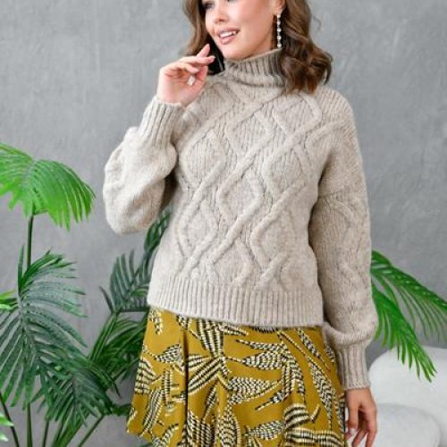 Свитер Karon (one size) 3027 beige (зима) Karon 3027 beige