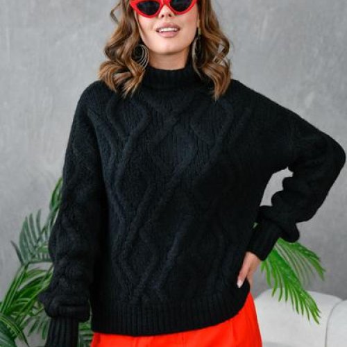 Свитер Karon (one size) 3027 black (зима) Karon 3027 black