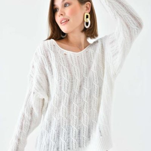 Свитер Karon (42-46) 8166 white (деми) Karon 8166 white