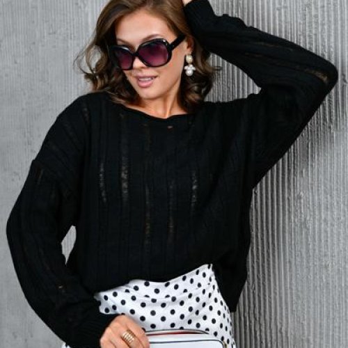 Свитер Karon (One size) 8169 black (деми) Karon 8169 black