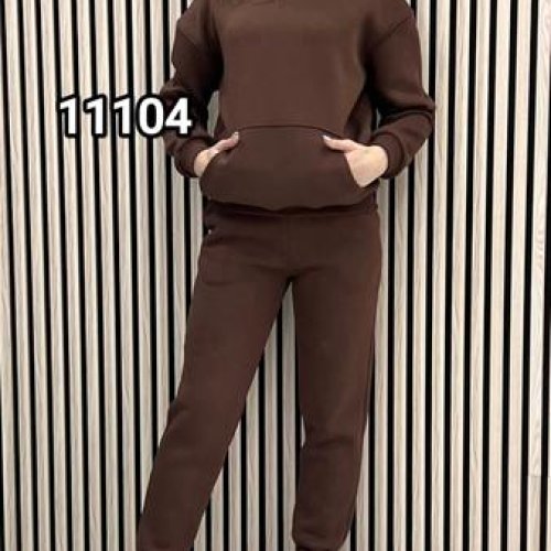Худи MMC clothes (42-48) 11104 brown (зима) MMC clothes 11104 brown