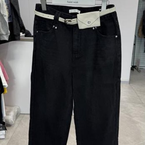 Джинсы Saint Wish (S-XL) 88050 black (деми) Saint Wish 88050 black