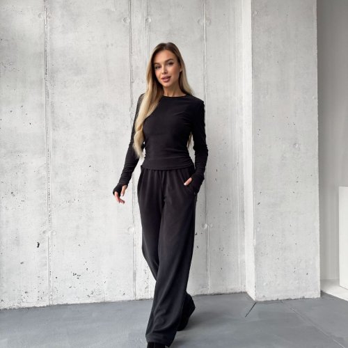 Костюм спорт Arina (42-48) 3123 black (деми) Arina 3123 black