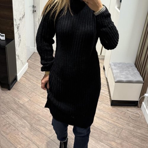 Туника Lora (one size) LR941 black (зима) Lora LR941 black