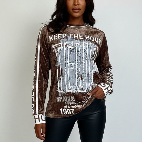 Свитер Lora (46-50) LR973 brown (деми) Lora LR973 brown