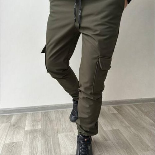 Штаны спорт Safina (46-56) 716 khaki (зима) Safina 716 khaki