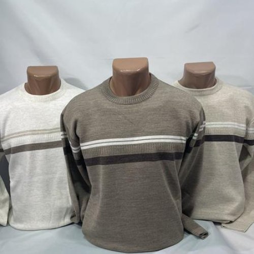 Свитер Sabihina (L-2XL) SB1534 khaki (зима) Sabihina SB1534 khaki