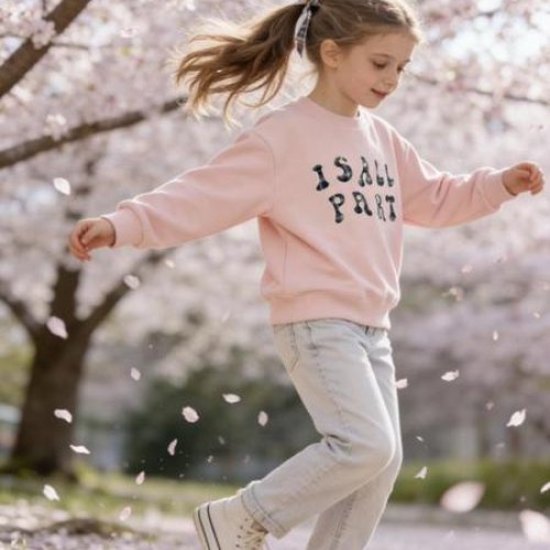 Свитер Yalisi (120-170) 29003 pink (деми) Yalisi 29003 pink