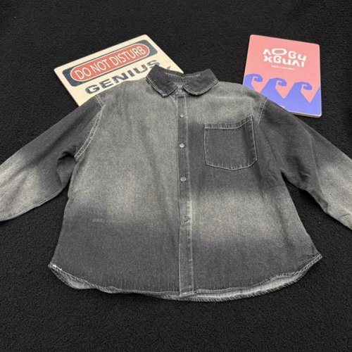 Рубашка Yalisi (120-170) 99034 grey (деми) Yalisi 99034 grey