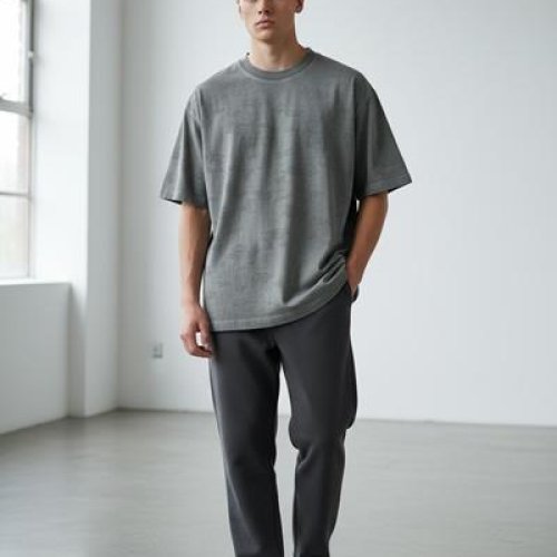 Футболка 2BRO (M-2XL) 80411 grey (лето) 2BRO 80411 grey