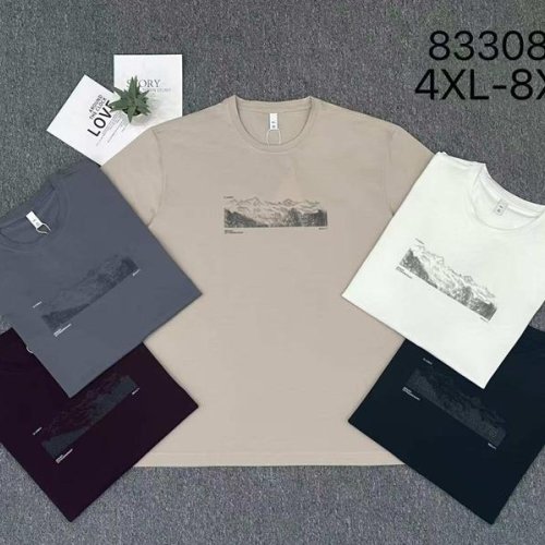 Футболка 2BRO (4XL-8XL) 83308 beige (лето) 2BRO 83308 beige