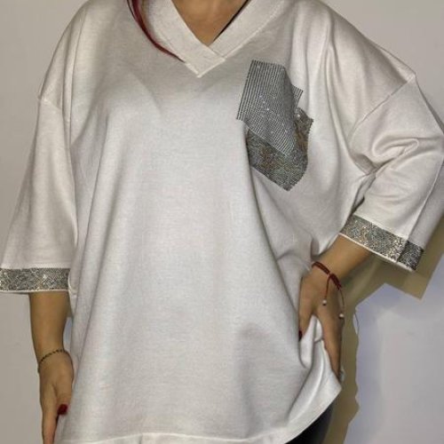 Туника Kosta (52-58) 2025-12 white (деми) Kosta 2025-12 white