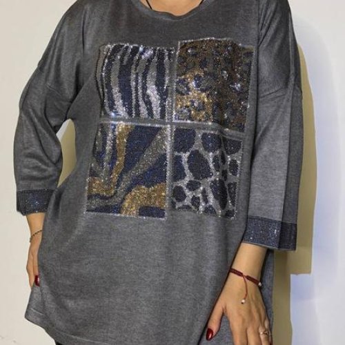 Туника Kosta (52-58) 7725-47 grey (деми) Kosta 7725-47 grey