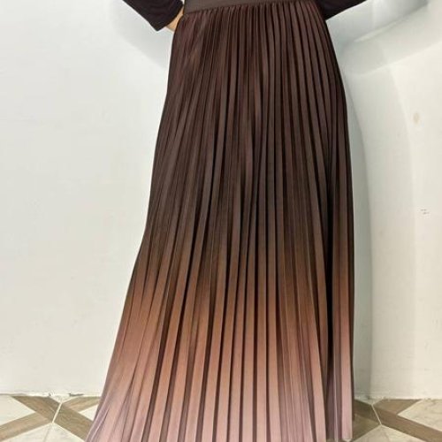 Юбка Kosta (44-48) 9581 brown-beige (деми) Kosta 9581 brown-beige