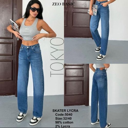 Джинсы Jeans Style (32-40) 5040 blue (деми) Jeans Style 5040 blue