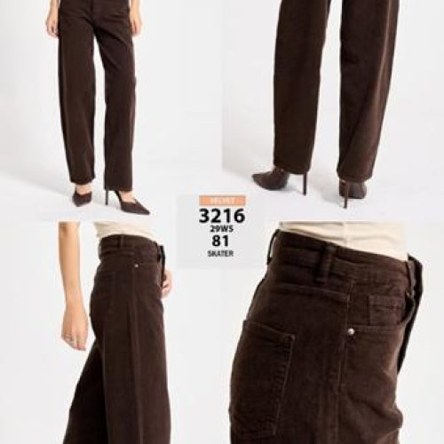 Джинсы Jeans Style (34-42) 3216-29W5-81 brown (деми) Jeans Style 3216-29W5-81 brown