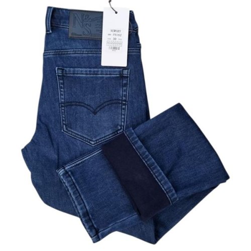 Джинсы Maxim Jeans (30-38) 162 blue (зима) Maxim Jeans 162 blue