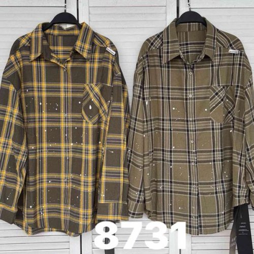 Рубашка Comod (one size) 8731 khaki-yellow (деми) Comod 8731 khaki-yellow