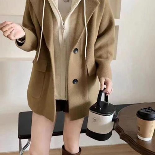 Пальто Comod (M-L) CM456 d.beige (деми) Comod CM456 d.beige