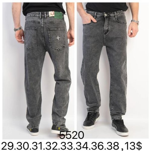 Джинсы God Baron (29-38) 5520 grey (деми) God Baron 5520 grey