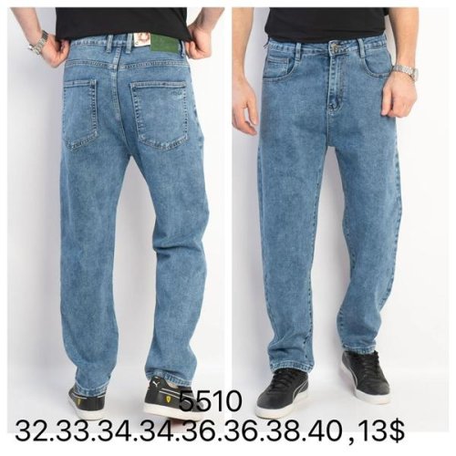 Джинсы God Baron (32-40) 5510 l.blue (деми) God Baron 5510 l.blue