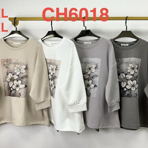 Футболка Estima (4XL-5XL) CH6018 mix (лето) Estima CH6018 mix