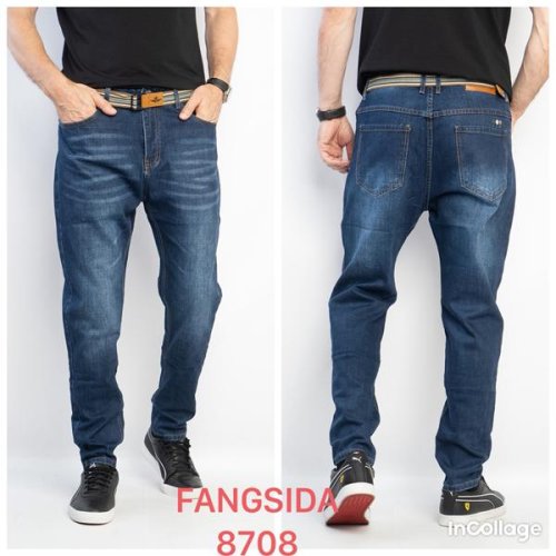 Джинсы Fangsida (27-34) 8708 blue (деми) Fangsida 8708 blue