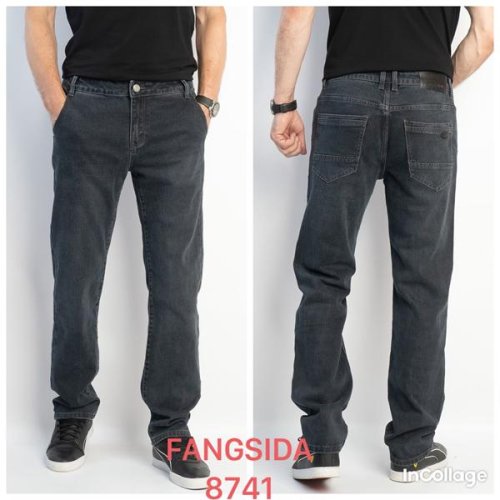 Джинсы Fangsida (29-38) 8741 grey (деми) Fangsida 8741 grey