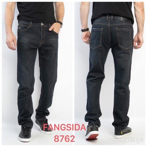Джинсы Fangsida (29-38) 8762 d.grey (деми) Fangsida 8762 d.grey