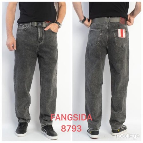 Джинсы Fangsida (27-34) 8793 grey (деми) Fangsida 8793 grey