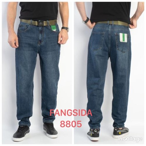 Джинсы Fangsida (30-34) 8805 blue (деми) Fangsida 8805 blue