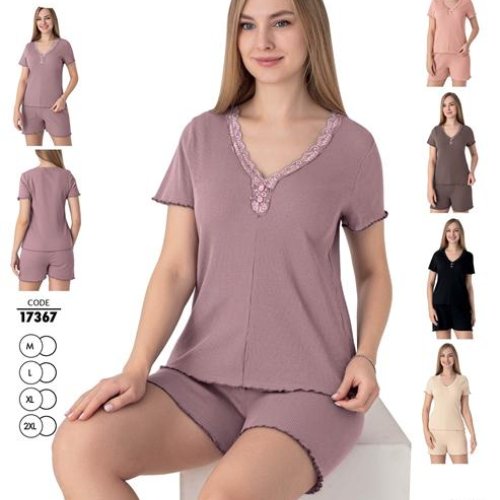 Пижама Trikotag (M-2XL) 17367 peach (лето) Trikotag 17367 peach