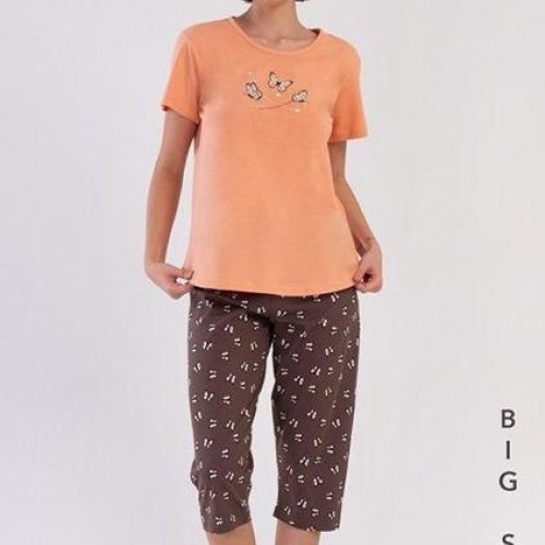 Пижама Trikotag (XL-4XL) T109 orange (лето) Trikotag T109 orange