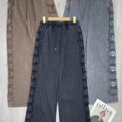 Штаны Шаолинь (M-XL) QL103 brown  (деми) Шаолинь QL103 brown 