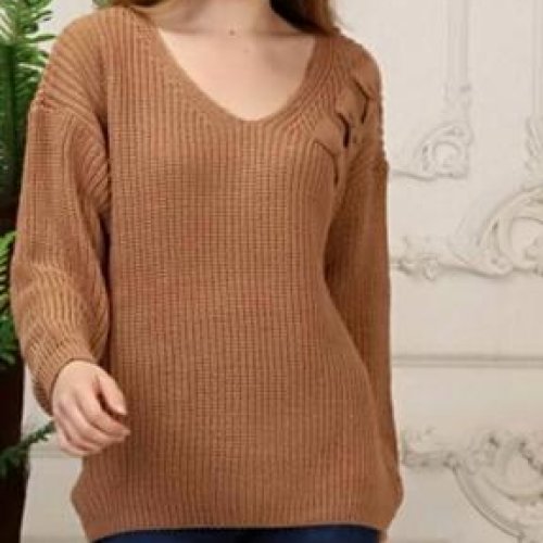 Платье Shipi (44-48) 2513 brown (зима) Shipi 2513 brown