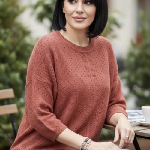 Свитер Shipi (50-56) 25243 terrakot (деми) Shipi 25243 terrakot