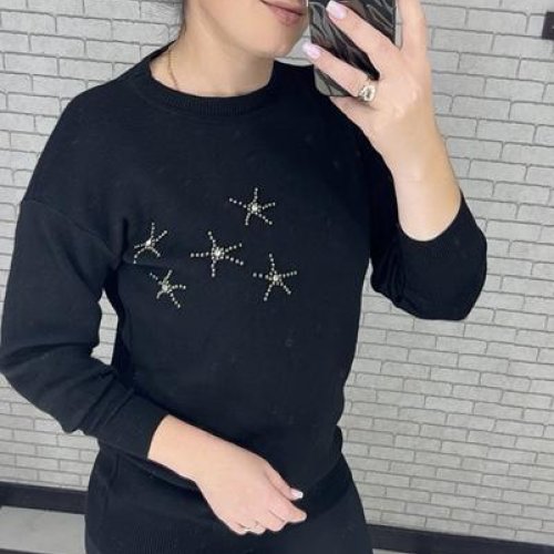 Платье Shipi (44-48) 3005 black (зима) Shipi 3005 black