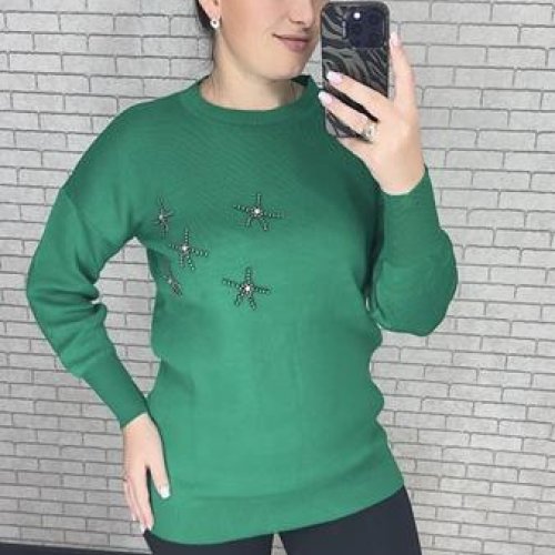 Платье Shipi (44-48) 3005 green (зима) Shipi 3005 green