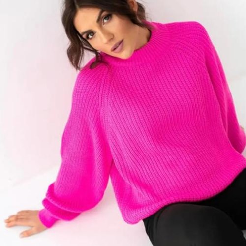 Свитер Lora (one size) LR982 pink (зима) Lora LR982 pink