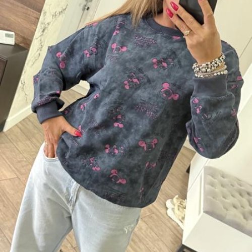 Свитер Lora (one size) LR994 grey (деми) Lora LR994 grey