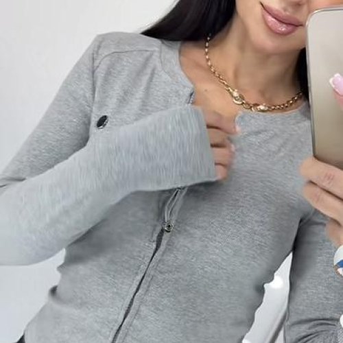 Кофта Lora (42-48) LR997 grey (зима) Lora LR997 grey