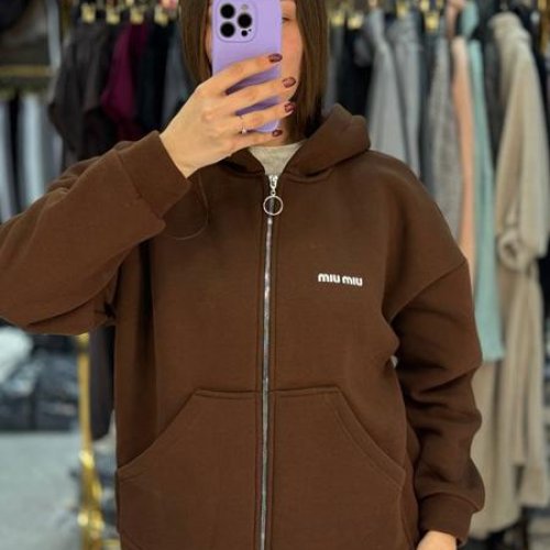 Кофта спорт Arina (42-48) 4252 brown (зима) Arina 4252 brown